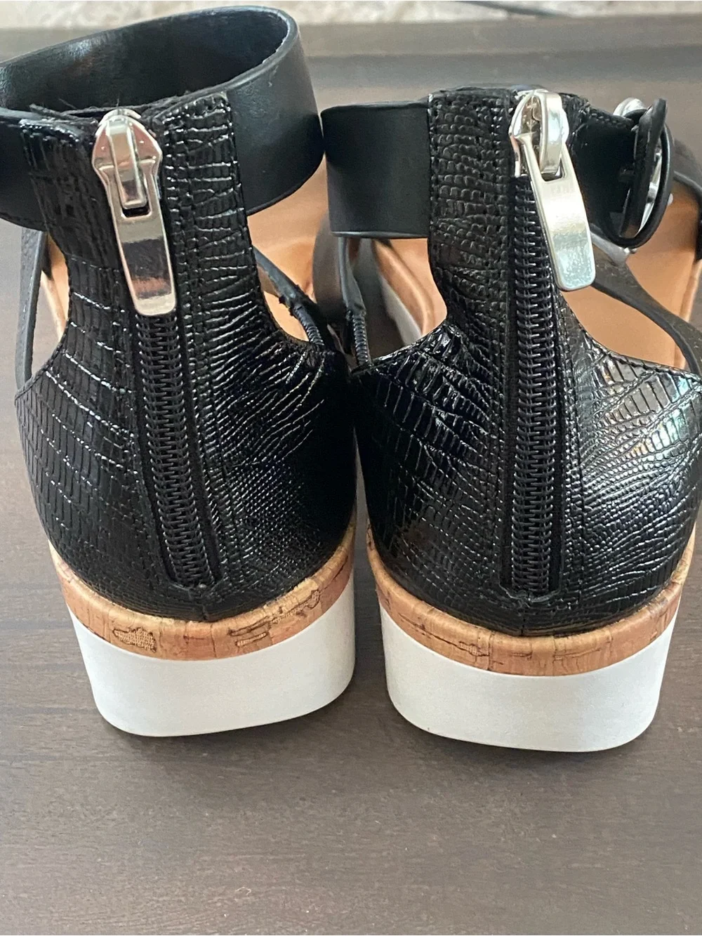 Nine West Black BEEME3 Sandals - Picture 3 of 10